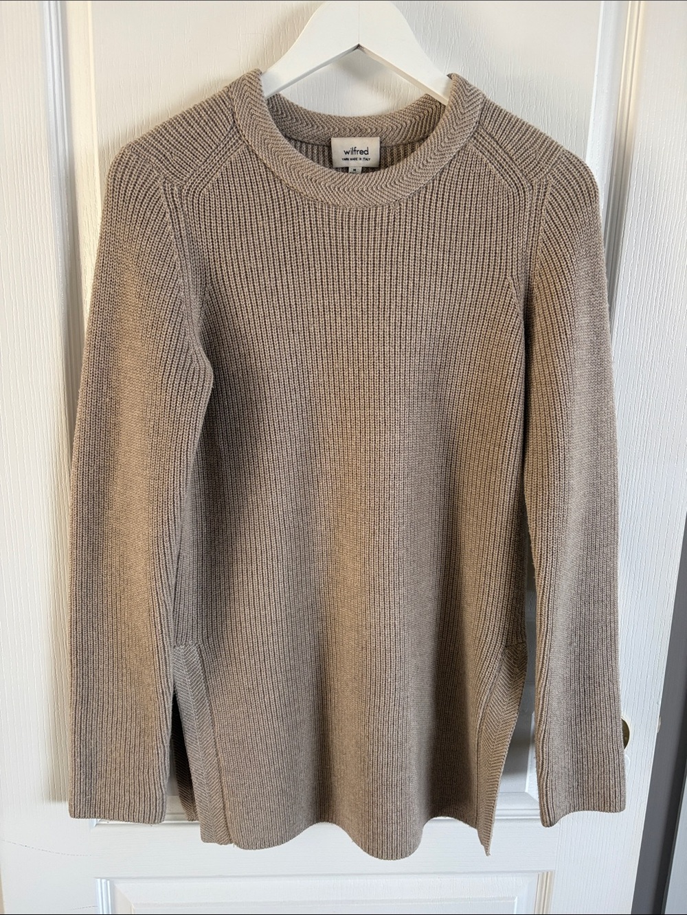 Aritzia Wilfred 100% Wool Knit Sweater